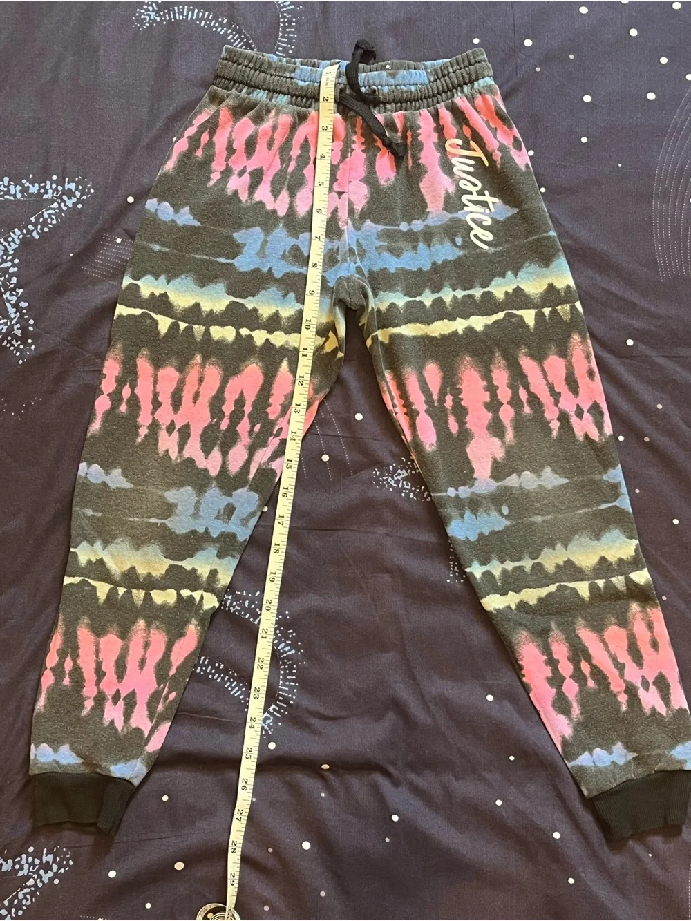 Girls Sz 7/8 Bundle of 3 sweatpants Justice Cat & Jack Hanes